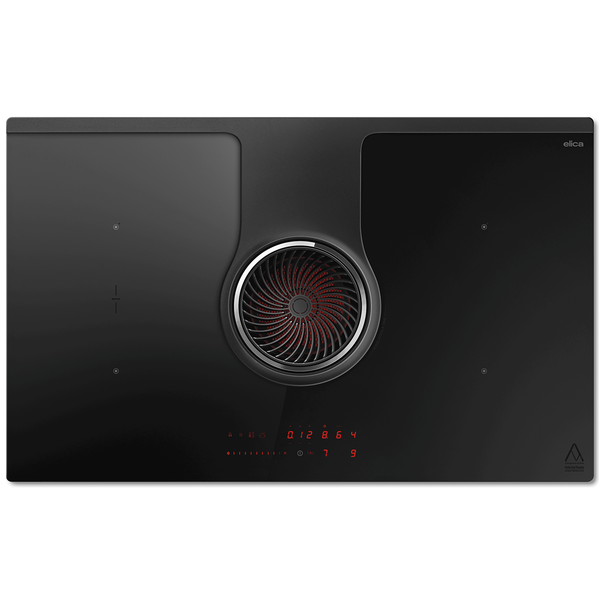 Индукционная варочная панель с вытяжкой Elica NIKOLATESLA ONE EVO BL/A/83 (Черный)