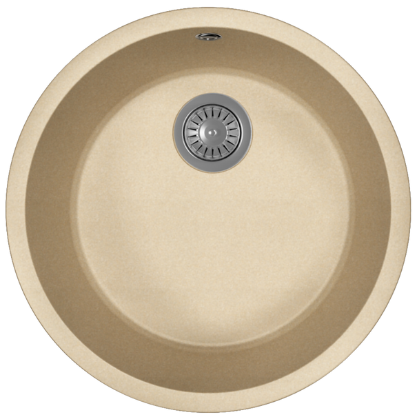 Кухонная мойка Florentina ВЕГА ЗЕРО (Бежевый)
