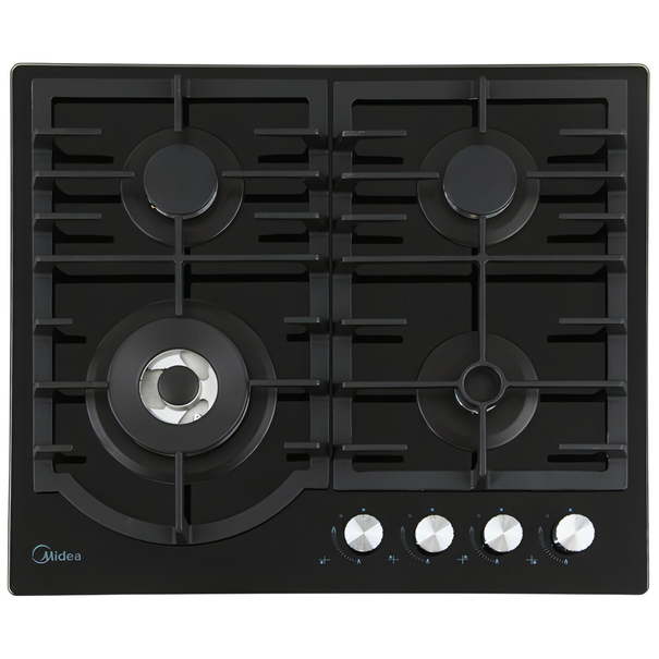 Газовая варочная панель Midea MG649TG (Черный)