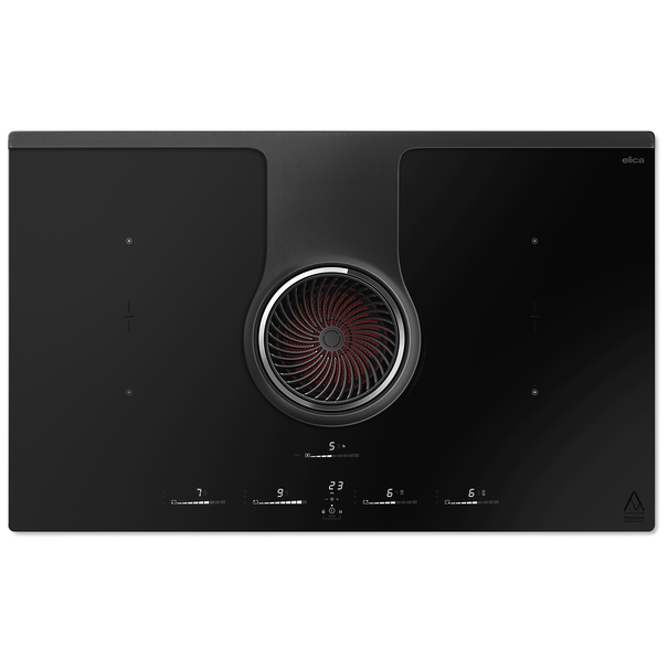 Индукционная варочная панель с вытяжкой Elica NIKOLATESLA ONE HP RAW BR/A/83 (Черный матовый)