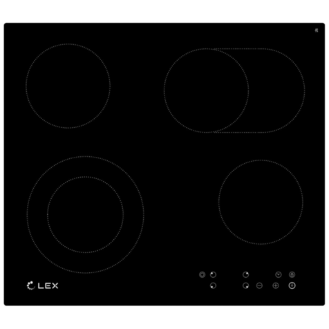 Электрическая варочная панель LEX EVH 642 (Черный)