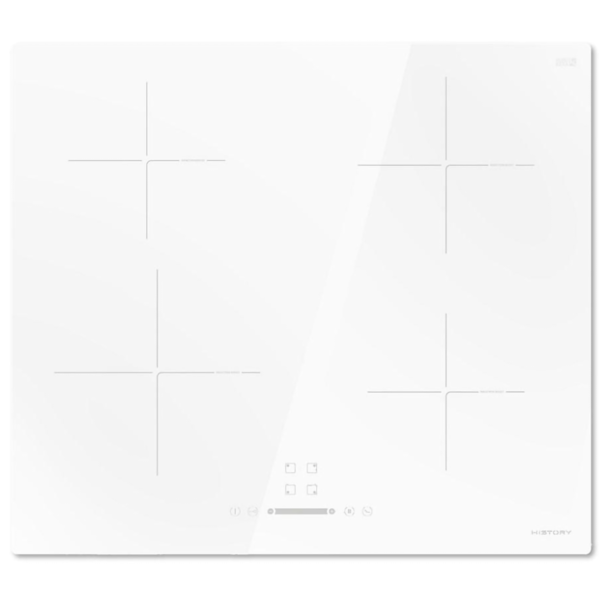 Индукционная варочная панель HiSTORY HI 6410 G (Белый)
