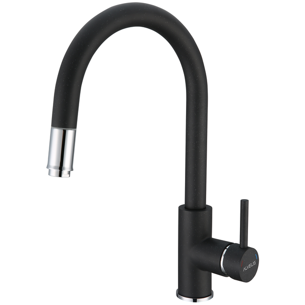 Смеситель для кухни Alveus Delos-P (Черный)