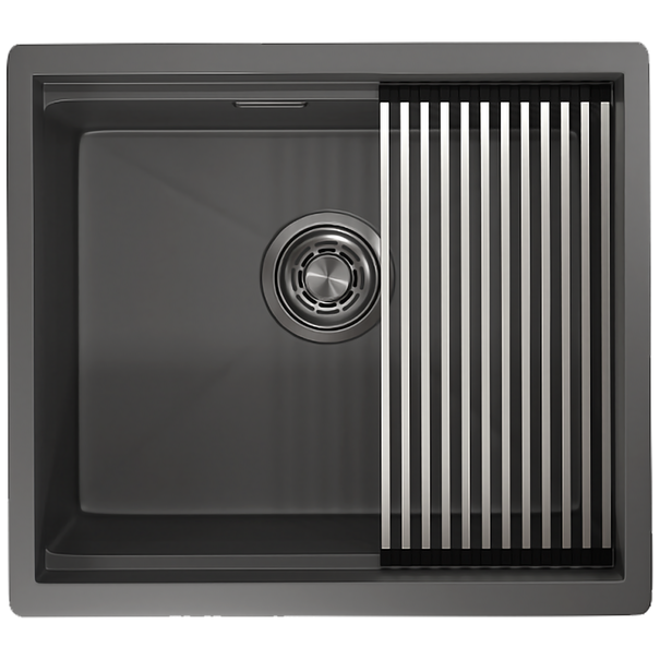 Кухонная мойка GRANULA KS-5045U (Графит матовый)