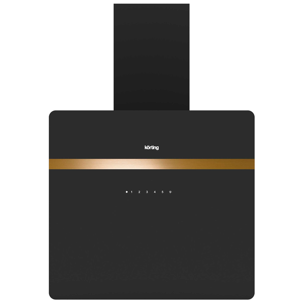 Вертикальная вытяжка Korting KHC 69131 G (Черный)
