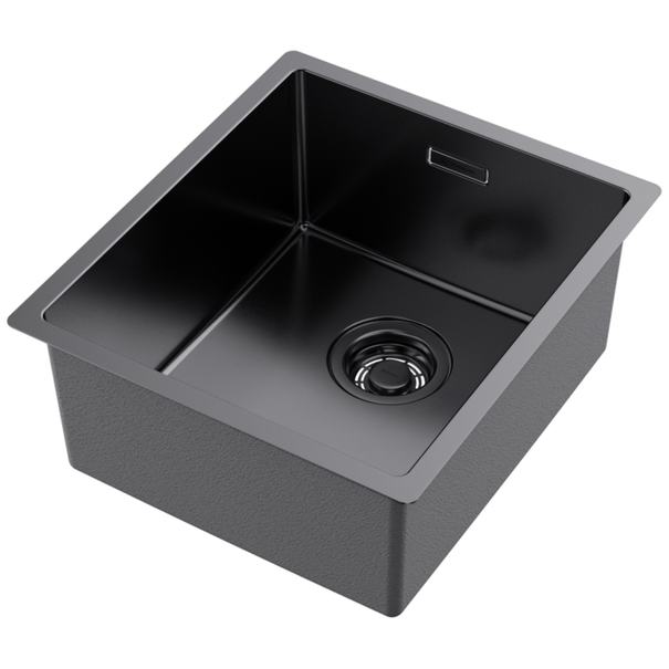 Кухонная мойка OMOIKIRI Tadzava 39-U/I (Вороненая сталь)