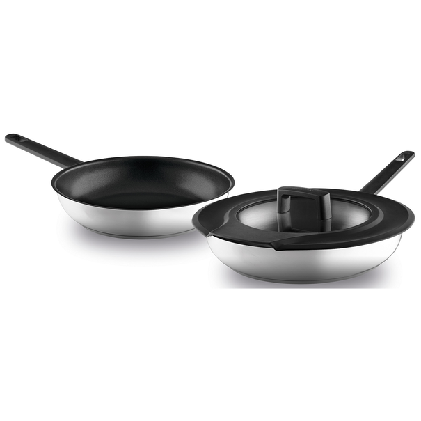 Набор сковород (3 предмета) BergHOFF Downdraft 2307436 (Нержавеющая сталь)