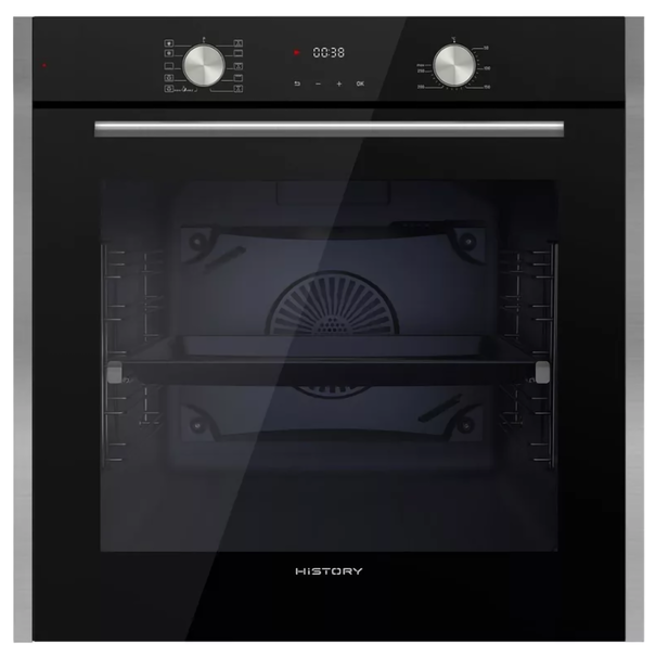 Электрический духовой шкаф HiSTORY OEP8510P.F (Черный)