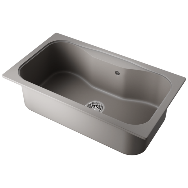 Кухонная мойка OMOIKIRI Maru 86 (Leningrad Grey)