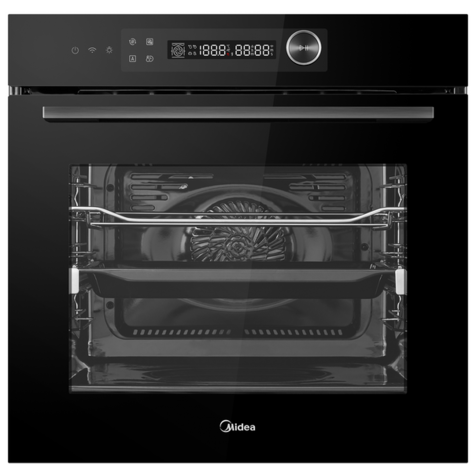 Электрический духовой шкаф Midea MO82107P G-I (Черный)