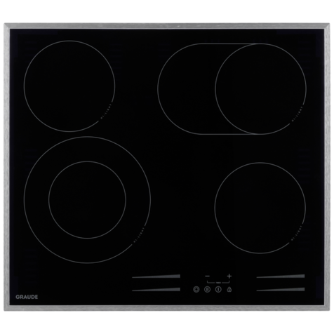 Электрическая варочная панель GRAUDE EK 60.2 E (Черный)