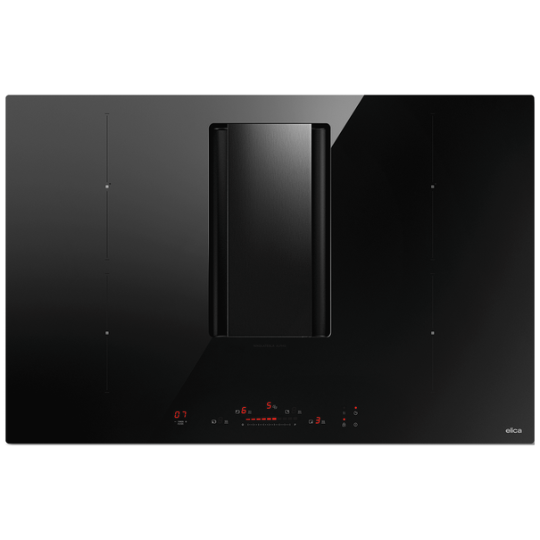 Индукционная варочная панель с вытяжкой Elica NIKOLATESLA ALPHA B BL/A/78 (Черный)