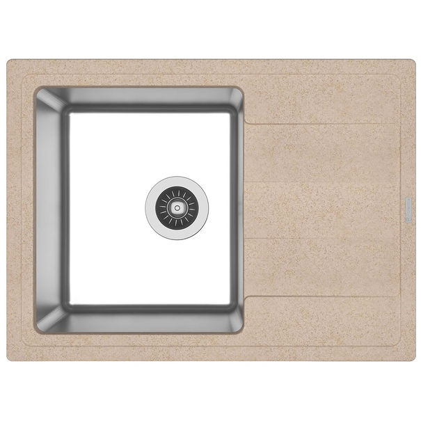 Кухонная мойка Florentina КОМБИ 650 (Песочный)