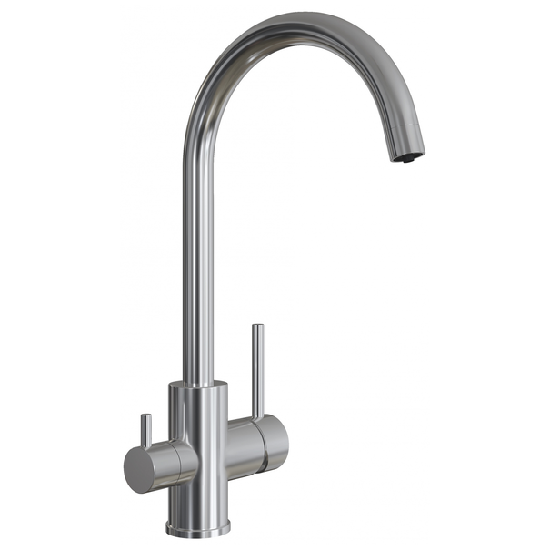Смеситель для кухни Florentina КЛИО SS (Нержавеющая сталь)