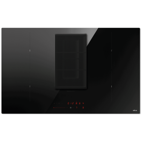 Индукционная варочная панель с вытяжкой Elica NIKOLATESLA PRIME S BL/A/83 (Черный)