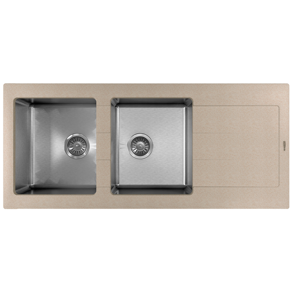 Кухонная мойка Florentina КОМБИ 1160 (Песочный)