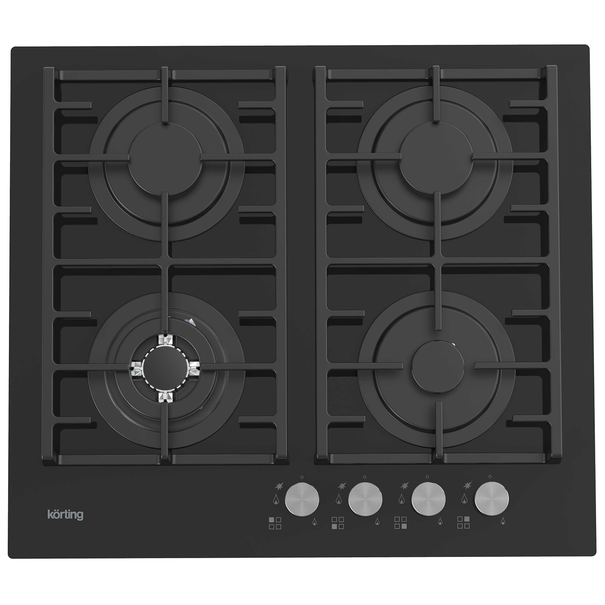 Газовая варочная панель Korting HGG 6825 CT (Черный)