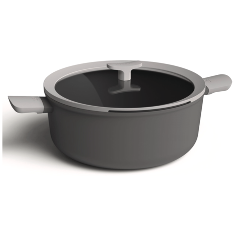 Кастрюля с крышкой 28см 6.2л BergHOFF Leo 3950170 (Серый)