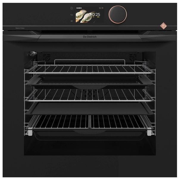 Электрический духовой шкаф De Dietrich DOP4746 T (Черный / Медь)