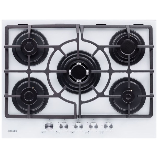 Газовая варочная панель GRAUDE GS 70.1 (Белый)