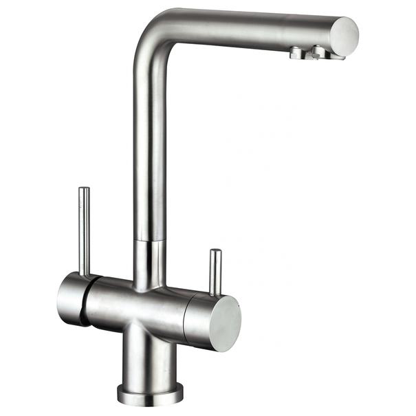 Смеситель для кухни Florentina АРЕС SS (Нержавеющая сталь)