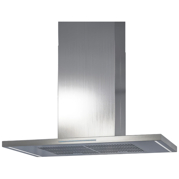 Островная Т-образная вытяжка Pando I-402/90X70 IX 1250 ECO SEC (Нержавеющая сталь)