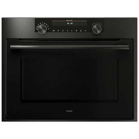 Встраиваемая микроволновая печь Asko OM8487B (Темная сталь)