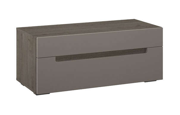 Тумба Анри с выдвижными ящиками Давос Трюфель, Темный лен