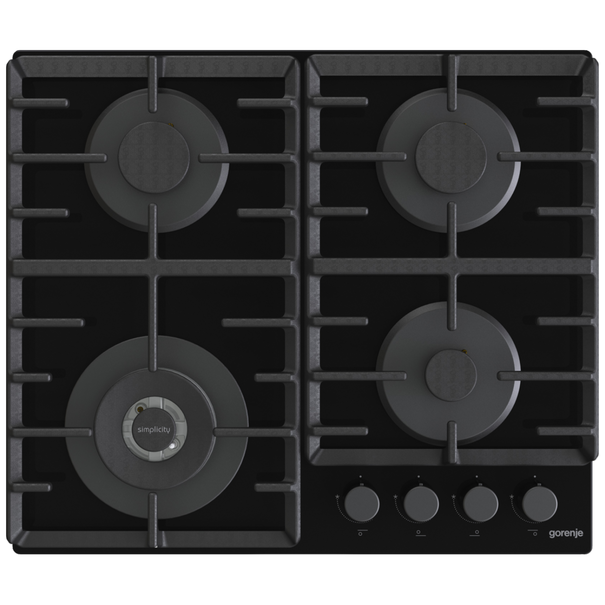 Газовая варочная панель Gorenje GTW642SY (Черный)