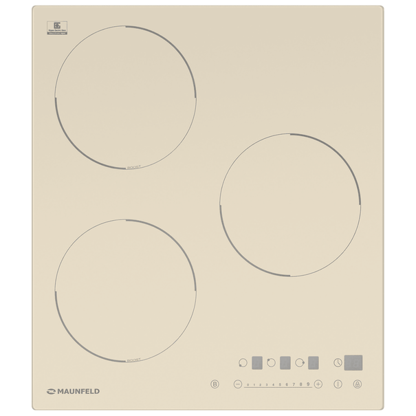 Индукционная варочная панель MAUNFELD EVI.453 (Бежевый)