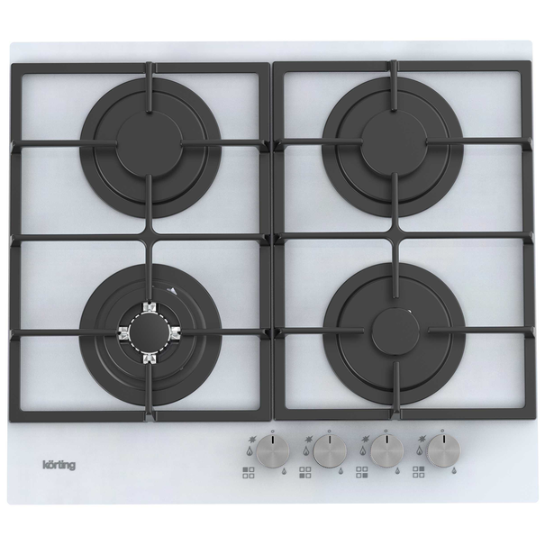Газовая варочная панель Korting HGG 6722 CT (Белый)