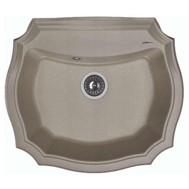 Кухонная мойка Florentina ЭМИЛИЯ 640 (Серый шелк)