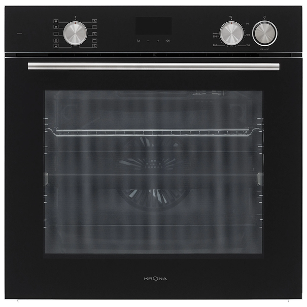 Электрический духовой шкаф с паром Krona NEBULA STEAM 60 (Черный)