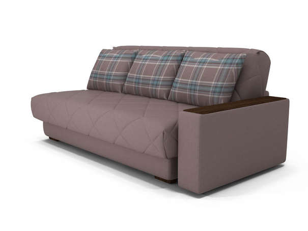Диван    Vega прямой с подлокотником, цвет: Edinburg plane cacao