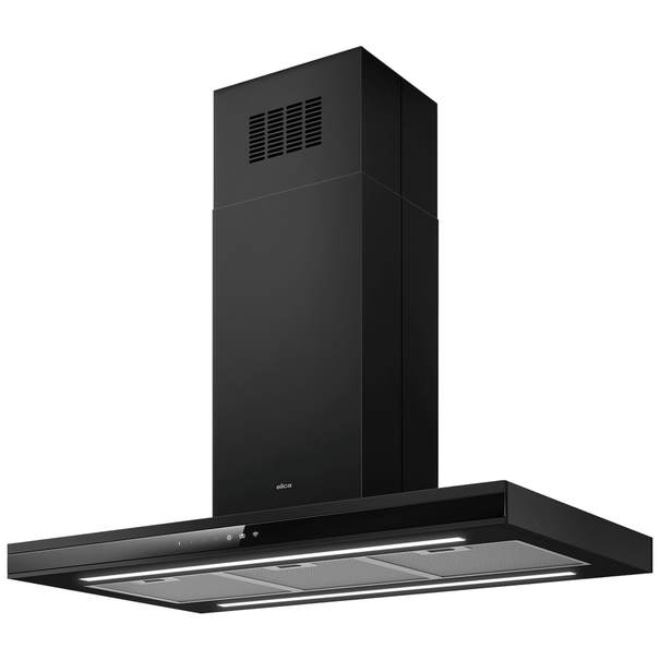 Островная Т-образная вытяжка Elica ADELE IS BL MAT/A/90 X 60 (Черный)