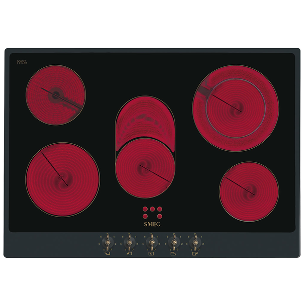Электрическая варочная панель Smeg P875 (Антрацит)