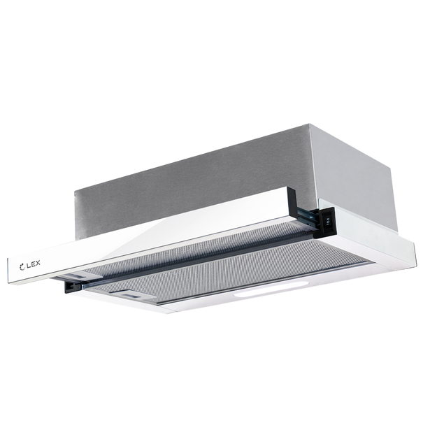 Вытяжка с выдвижным экраном LEX HONVER G 2M 600 (Белый)