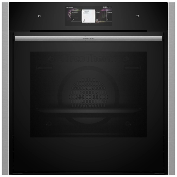 Электрический духовой шкаф с паром NEFF B64FT33N0 (Черный / Нержавеющая сталь)