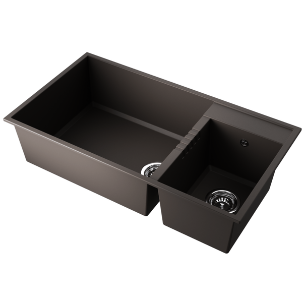 Кухонная мойка OMOIKIRI Tedori 85-2-U (Espresso)