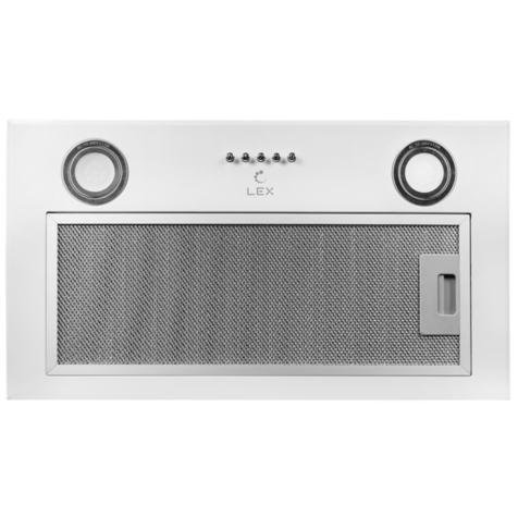 Полновстраиваемая вытяжка LEX GS BLOC P 600 (Белый)