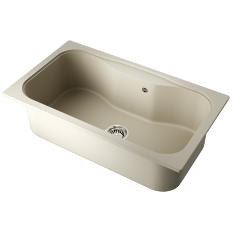 Кухонная мойка OMOIKIRI Maru 86 (Ваниль)