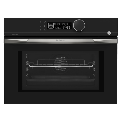 Компактный духовой шкаф с свч De Dietrich DKC4536 (Черный / Нержавеющая сталь)