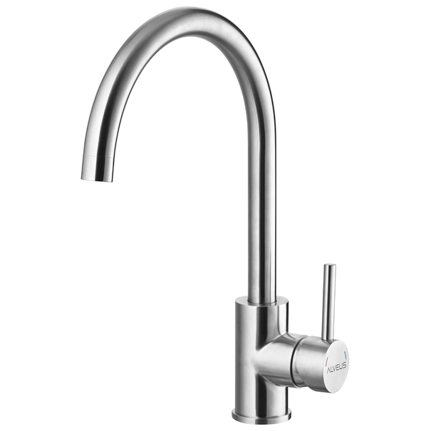 Смеситель для кухни Alveus Elza (Нержавеющая сталь)