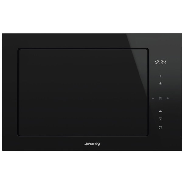Встраиваемая микроволновая печь Smeg FMI625 (Черный)