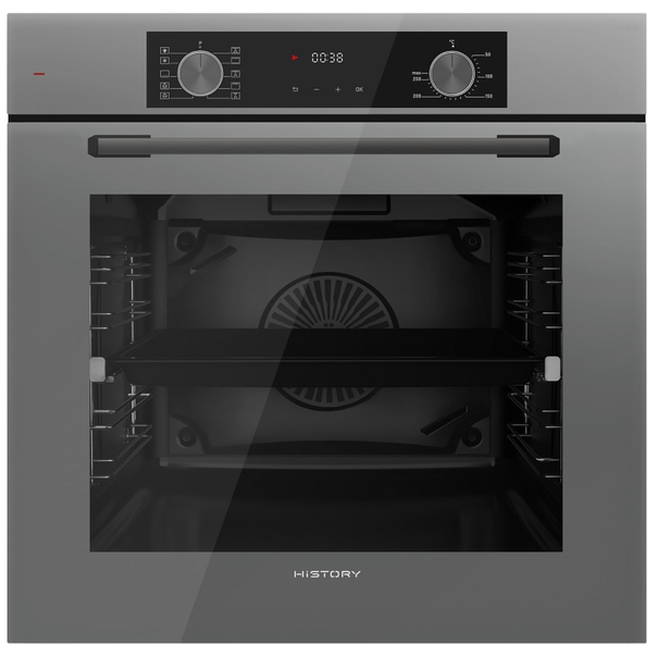 Электрический духовой шкаф HiSTORY OE7710P.F (Серый)