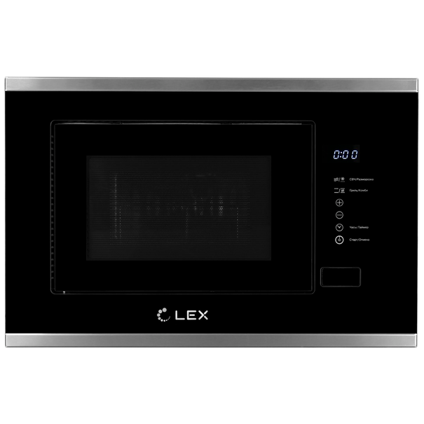 Встраиваемая микроволновая печь LEX BIMO 20.01 (Черный / Нержавеющая сталь)