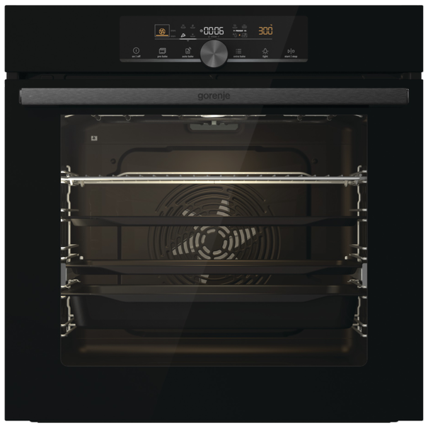 Электрический духовой шкаф с паром Gorenje BPS6747A06 (Черный)