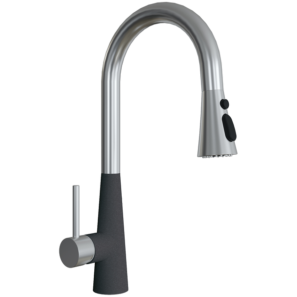 Смеситель для кухни Florentina ВИТА PRO FL (Черный)