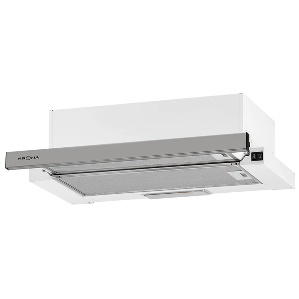 Вытяжка с выдвижным экраном Krona KERRY 600 PB (Нержавеющая сталь)