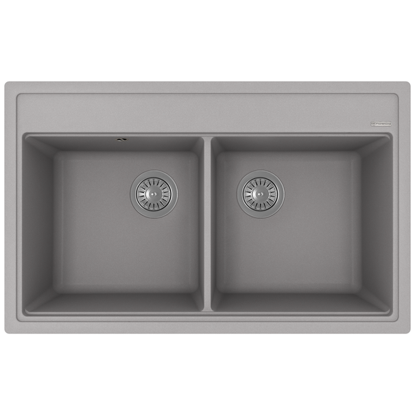 Кухонная мойка Florentina ЛИПСИ 820 (Серый шелк)